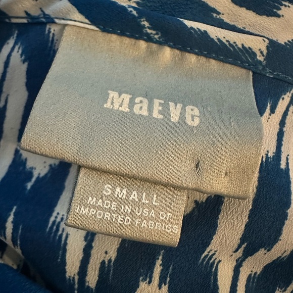 Maeve Chic Blue Patterned Dress size S - Picture 11 of 13